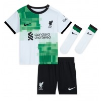 Liverpool Virgil van Dijk #4 Udebane Trøje Børn 2023-24 Kortærmet (+ Korte bukser)
